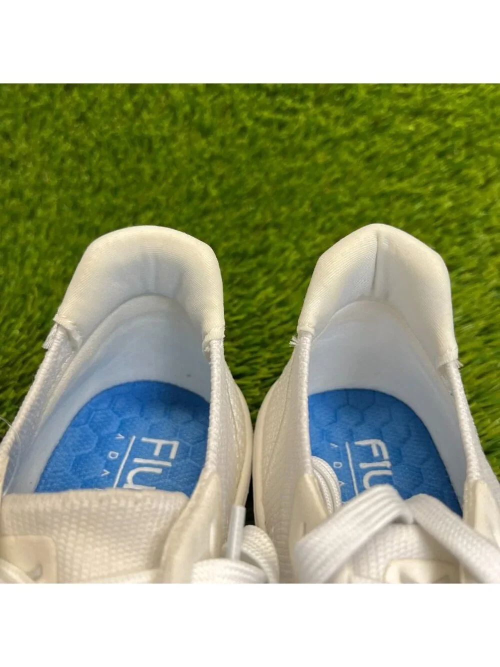 Flux Footwear Adapt Trainer White Womens Size 6.5 Athletic Knit Shoes Sneakers